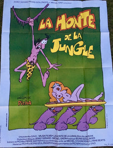 AFFICHE "LA HONTE DE LA JUNGLE" (grand format)