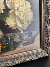 Charger l&#39;image dans la galerie, TABLEAU &quot;BOUQUET DE DALHIAS&quot;