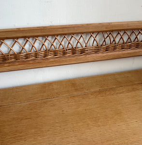 BANC COFFRE À JOUET EN ROTIN