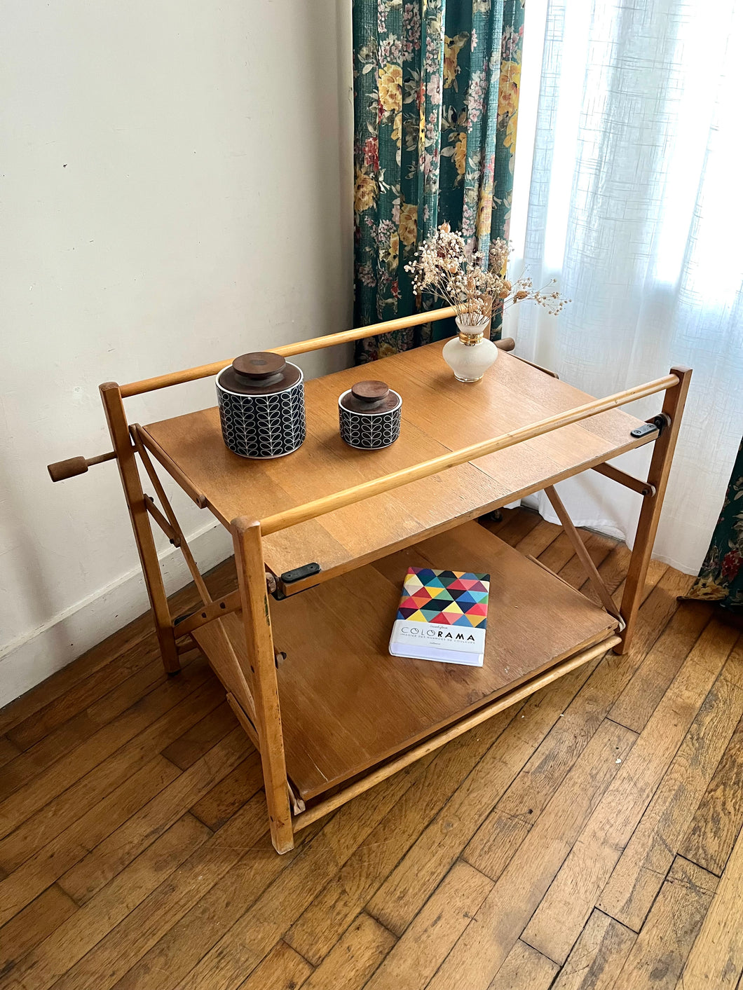 DESSERTE PLIANTE ANNÉES 70