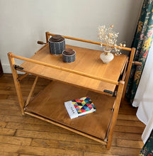 Charger l&#39;image dans la galerie, DESSERTE PLIANTE ANNÉES 70