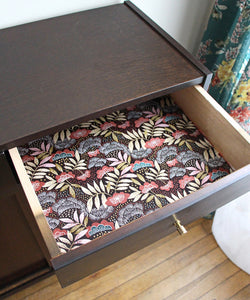 MEUBLE VINTAGE À PORTES COULISSANTES